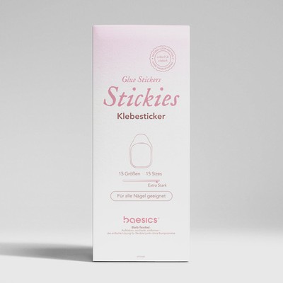 Baesics Stickies Nagel Klebepads Glue Sticker fuer Press-On Naegel Mengen
