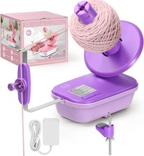 Electric Yarn Ball Winder, High Speed Three Gears Adjustable 4-10oz Large Aut...