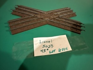 Lionel 6-5023 O27 45° Angle Brown Track In Very Good Condition Lot 104