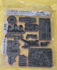NEW SEALED Stampers Anonymous Tim Holtz Collection Warehouse District Stamp
