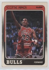 1988-89 Fleer Scottie Pippen (Name Misspelled as Pippin on Back) #20 HOF px8