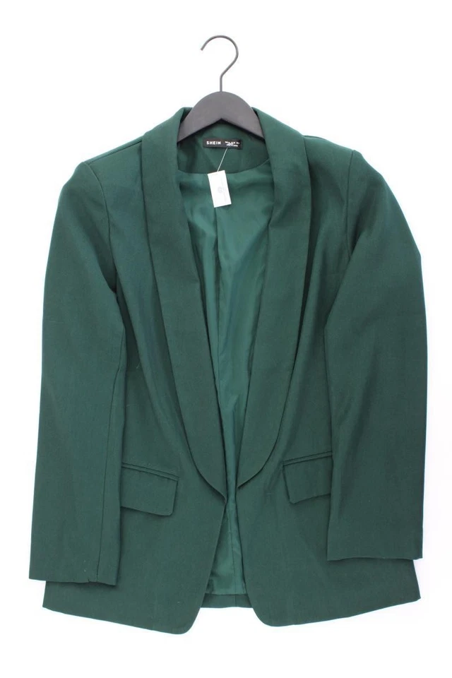 ✨ Second Life Fashion Shein Blazer waldgrün für Damen Gr. 38, M aus Polyester ✨ - Bild 1 von 4