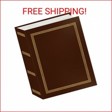 Mini-Max Photo 100 Pocket 4x6 Photo Album, Brown