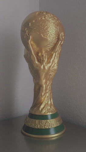 FIFA World Cup Replica Soccer Trophy  w/ Green Base