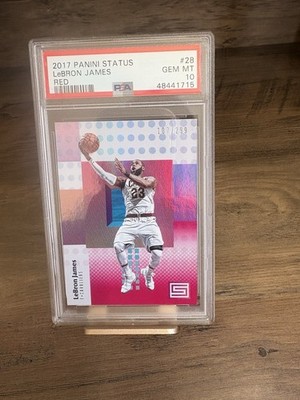 2017-18 Panini Status LeBron James #28 Red /299