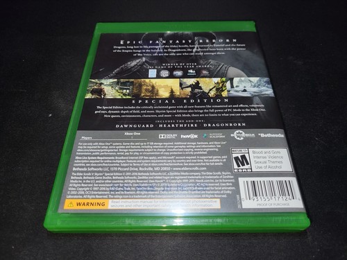 The Elder Scrolls V 5 Skyrim Edición Especial Xbox One LN PERF CIB+ESO Montaje DLC! - Imagen 2 de 5