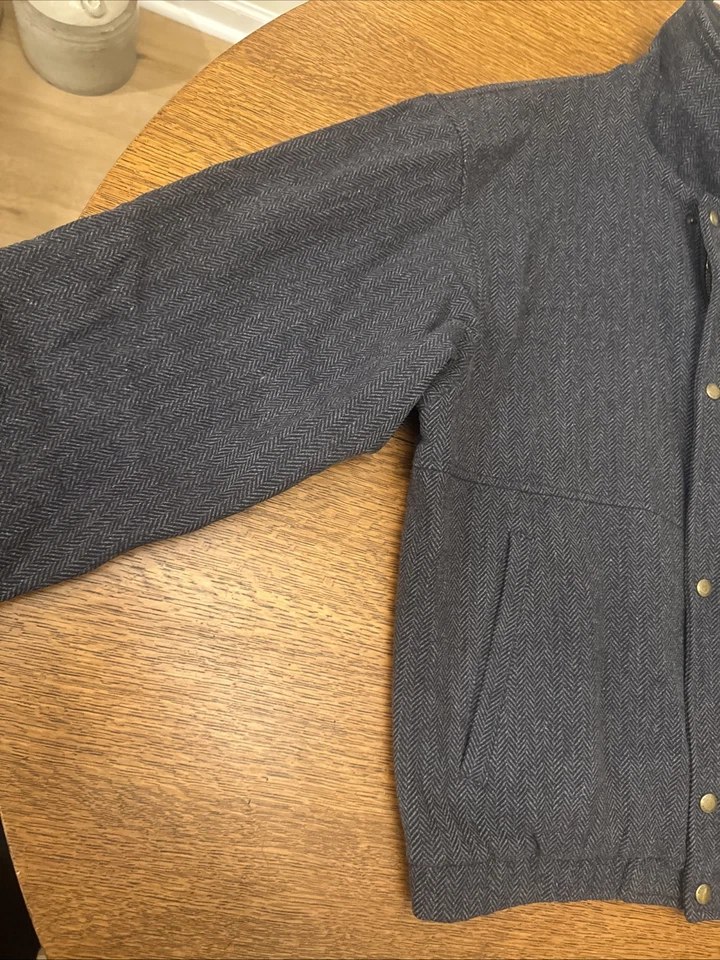 Pendleton Men’s Wool Jacket Coat Gray Full Zip Thinsulate 3M Plaid Large - Image 3 of 4