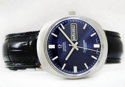 Vintage Omega Seamaster Cosmic Automatic Date Men Steel Watch Ref
