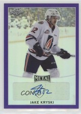 2016-17 Leaf Metal Purple Prismatic 4/15 Jake Kryski #BA-JK1 Auto 0f6