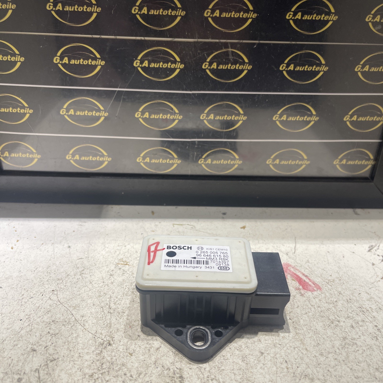 Sensor de velocidad de rotación Sensor Bosch 9464661580 0265005765 Peugeot 5008 I