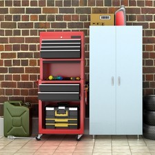 6-drawer Toolbox Rolling Tool Chest High Capacity Storage Cabinet Combo W Riser
