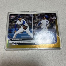2025 Topps Now Shohei Ohtani #721 50/50 Gold Foil /50 MVP