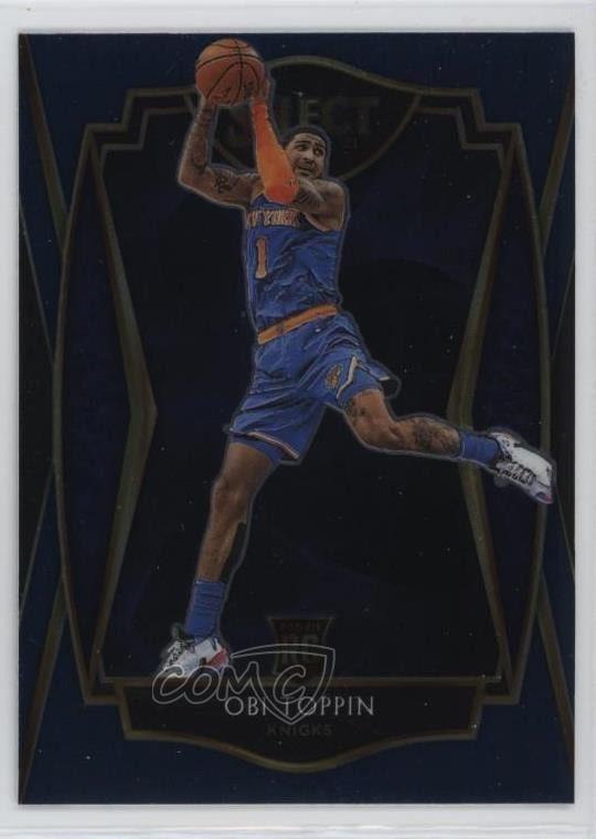 2020-21 Panini Select Premier Level Retail Blue Obi Toppin #187 z6b