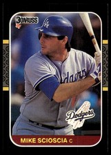 1987 Donruss #130 Mike Scioscia NRMT+
