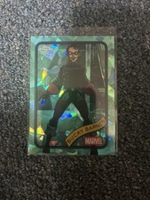 2025 Topps Chrome Sapphire Marvel Bucky Barnes 124 Aqua #/75