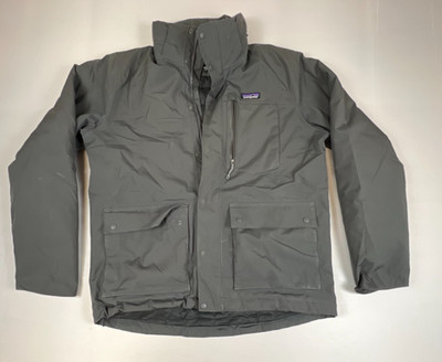 Patagonia Mens M Topley Down Jacket Grey H2No Waterproof Puffer Parka Coat FA19