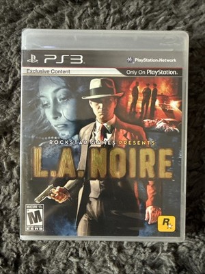 L.A. Noire Sony PlayStation 3, 2011, Sealed Brand New Rockstar Games PS3