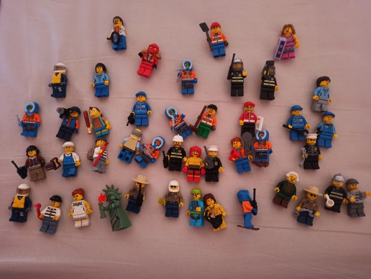 Lego city mini figures sales