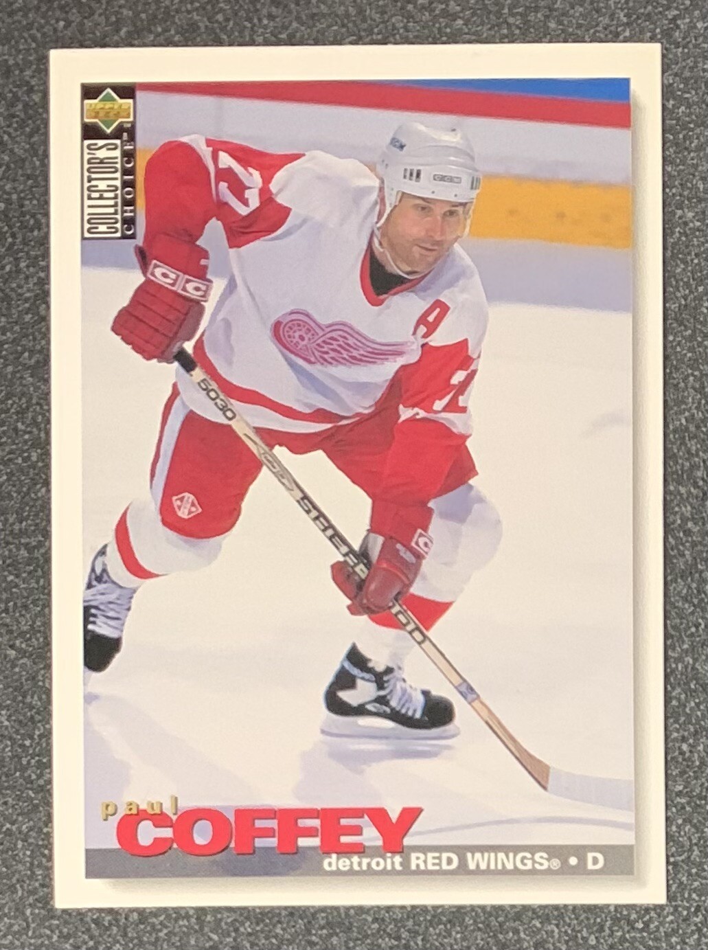 1995/96 Upper Deck Collectors Choice Hockey Paul Coffey Card Red Wings