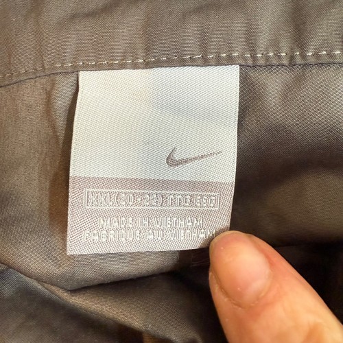 Nike Trainingshose Herren XXL Grau Basketball Golf Reißverschluss Bein Rot Swoosh Streifen - Bild 8 von 16