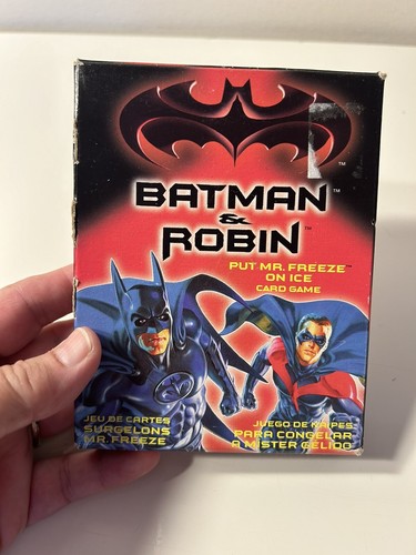 Batman Robin Mr Freeze On Ice Card Game Parker Brothers 1997 HASBRO Canada - Picture 11 of 11