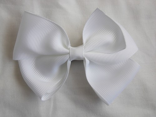 4" BOW HAIR CLIP PIN ALIGATOR GIRL CLIPS GROSGRAIN RIBBON BOW FLOWER GIRL - Picture 21 of 29