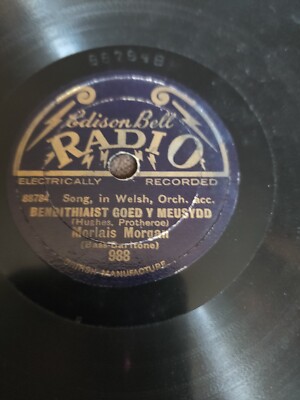 78rpm MORLAIS MORGAN Bendithaist Goed Y Meusydd - Can Y Llanc Chwerthinllyd Vg+
