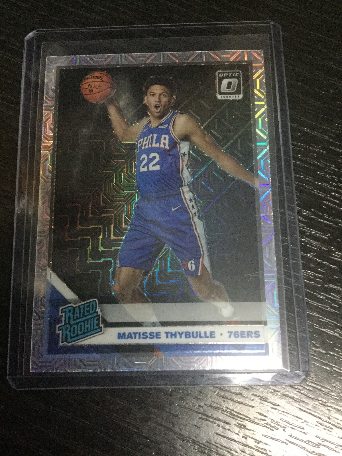 2019-20 Donruss Optic Choice #192 Matisse Thybulle RC Silver Mojo Prizm 76ers