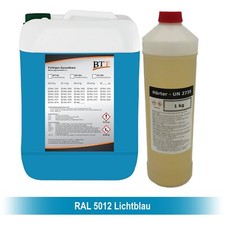 ⭐ Epoxidharz Bodenbeschichtung farbig Bodenfarbe Farbe  5 kg bis zu 20 m²