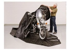 Zerust Rust Protection Motorcycle Storage Cover w/ Soft Lining - 135 in x 70 in