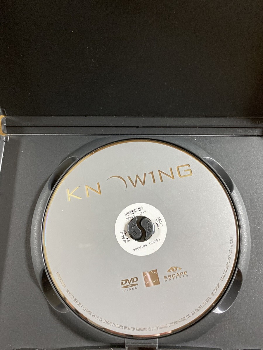 Knowing (DVD, Widescreen 2009) B2G1FREE 25192031885| eBay