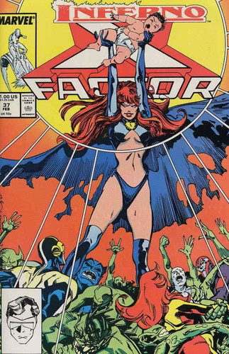 X-FACTOR #37, VF/NM, Simonson, Mutants, Inferno, 1986 1989, Marvel, more in stor