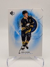 💥 2020-21 SP #91 Jack Eichel Blue Foil Parallel; Buffalo Sabres 