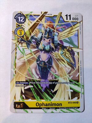 Ophanimon BT2-040 Digimon Card Game Rare