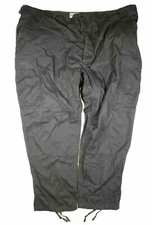 Proper Cargo Pants Mens Large Black Combat Trouser Button Fly Military XXX-L Reg