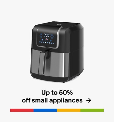 Up to 50% off small appliances