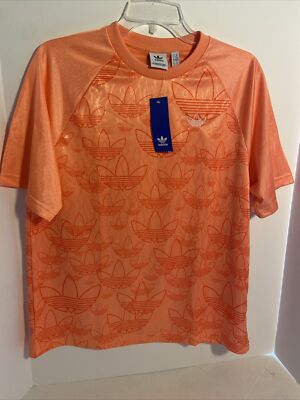 womens orange adidas t shirt