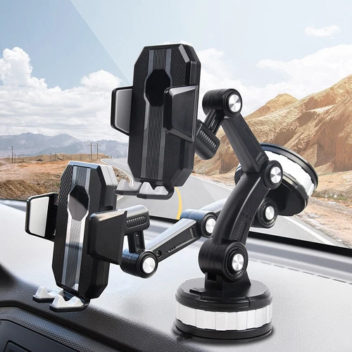 Soporte para teléfono de coche con ventosa tablero de instrumentos/parabrisas/ventana para coche camión - Foto 1 de 9