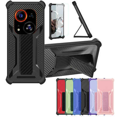 for Tecno Phantom X2 Pro Phone Case Cover Glass Screen Protector A1