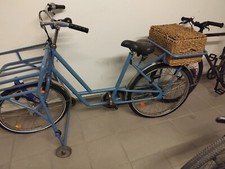 deutsche post fahrrad blau mit Anhängerkupplung VHB