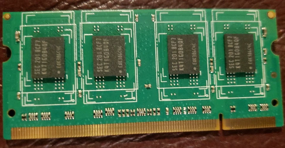 611206-0129 (5) GENUINE ORIGINAL TRANSCEND LAPTOP MEMORY 1GB DDR2 800 SODIMM - Image 3 of 3