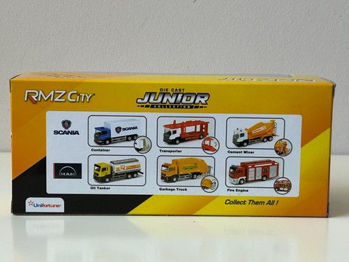 Truck Lorry MAN TGS Garbage + Road Signs Model Diecast Toy RMZ City 1:64 Scale - Picture 6 of 23