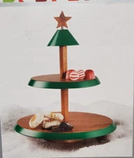 The Cellar 2-Tiered Tree Server, 11"x11"x13.5" Created for Macy's