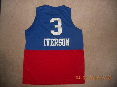 Philadelphia 76ers Sixers Jersey #3 Allen Iverson Nike '66