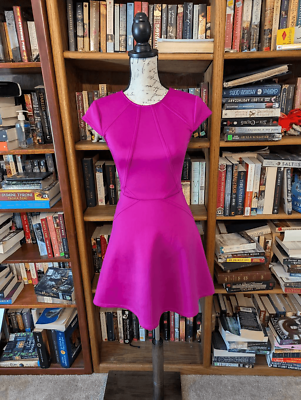 ted baker flare dress FLARE SHORT SLEEVE CREW NECK MINI DRESS main image 1