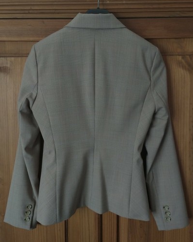BANANA REPUBLIC Women's Glen Plaid Wool Suit (Blazer 6/Pants 4) NEW WITH TAGS - Picture 2 of 7