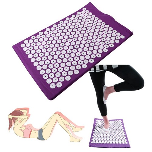 Yoga Massage Bed Mattress Mat Pad + Pillow Relieve Pain Acupressure Cushion Mat - Picture 19 of 25