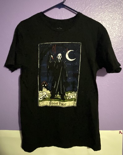Scream - Ghost Face Tarot Death Card - Shirt Size M - Picture 2 of 3