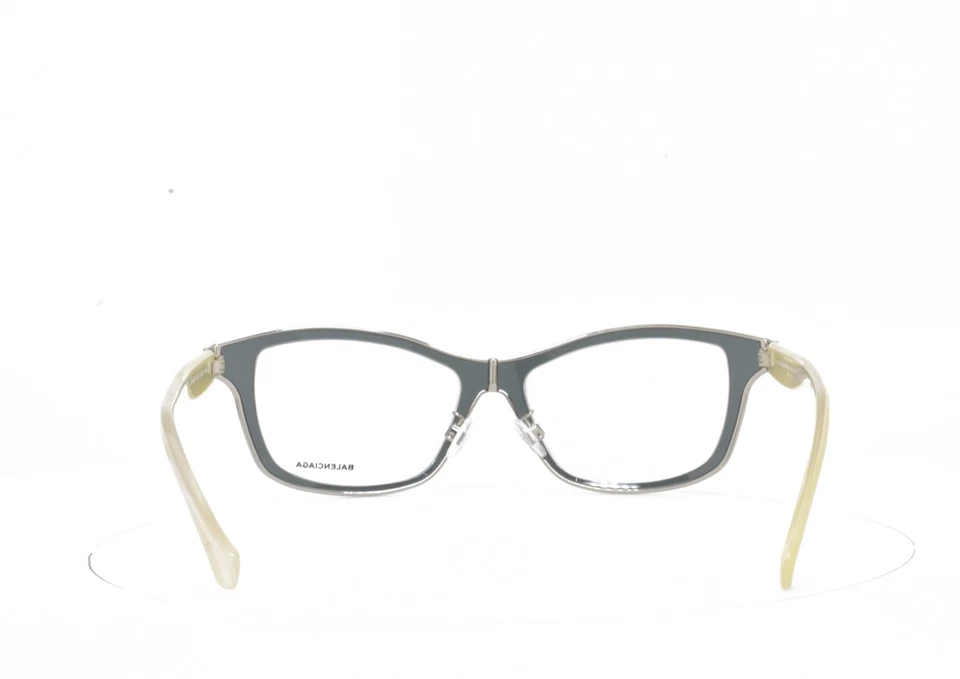 Gafas BALENCIAGA Gris Transparente Marfil Ojo de Gato Nuevas Auténticas 5027 020 54-16-135 Foto 4 de 4