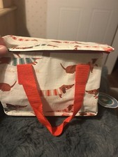 New With Tags Rex London Dachshund Insulated Lunch Bag